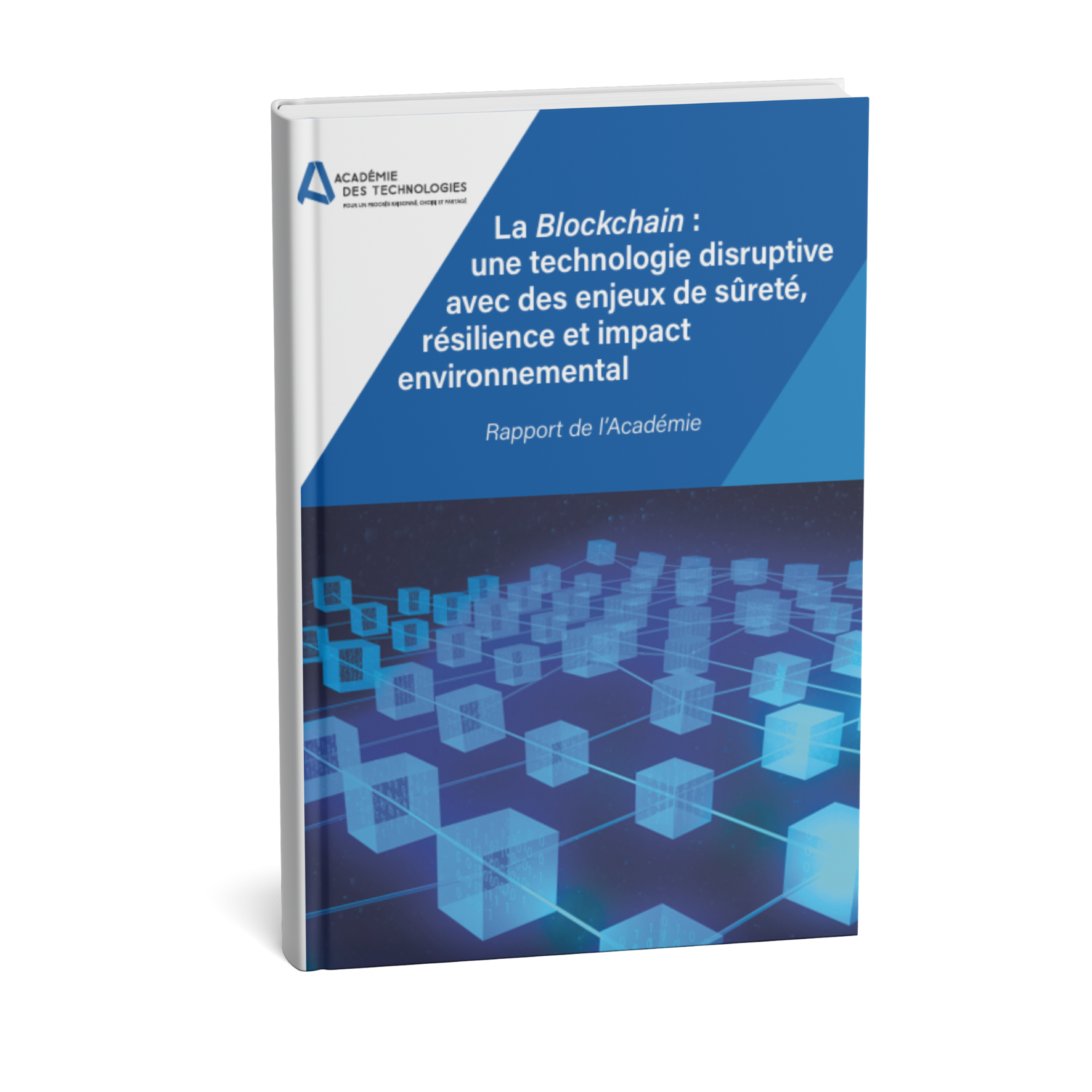 Couverture du rapport sur la blockchain