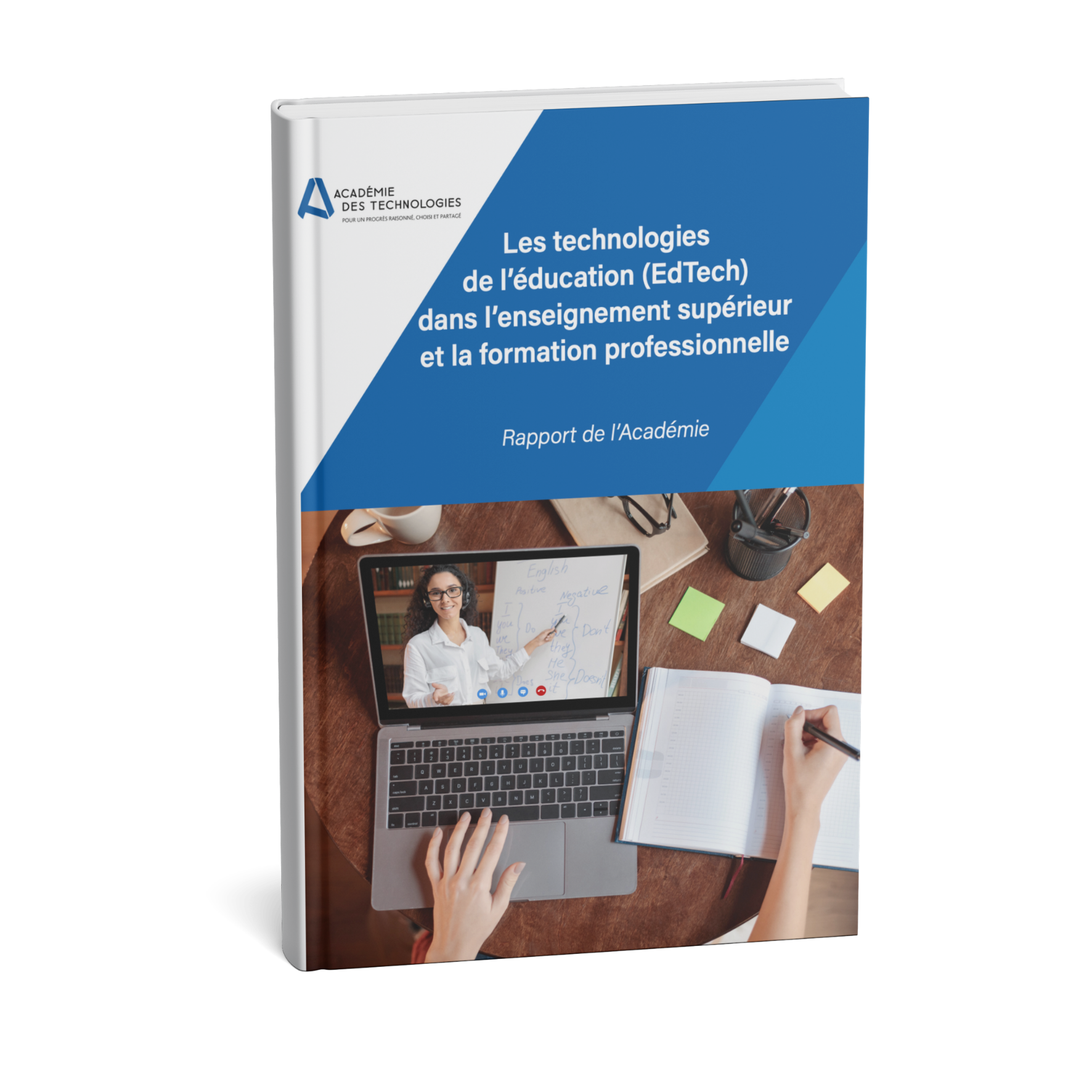 Couverture du rapport Les technologies de l’éducation (EdTech) dans l’enseignement supérieur et la formation professionnelle